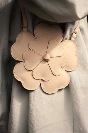 Toto Purse White Buttercup Cream Leather DONSJE KIDS | 5003052BL170